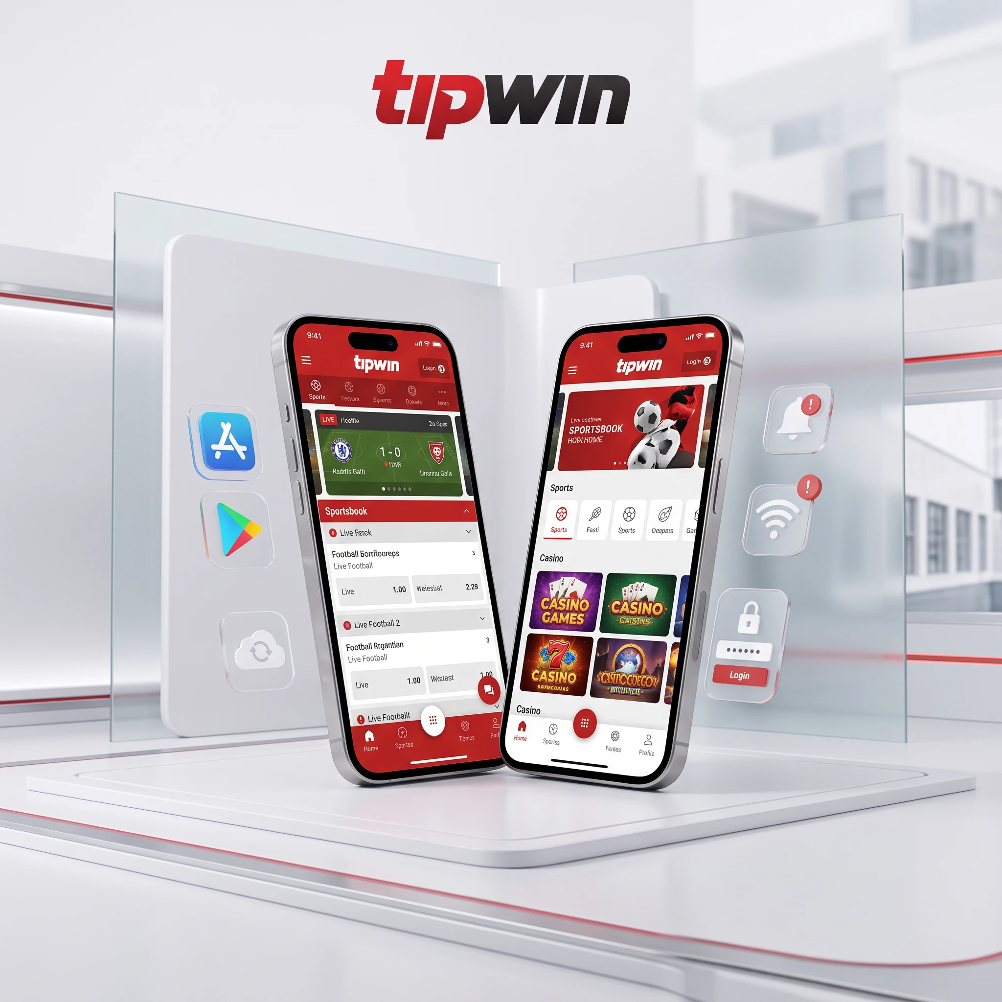 Tipwin App auf einem Smartphone